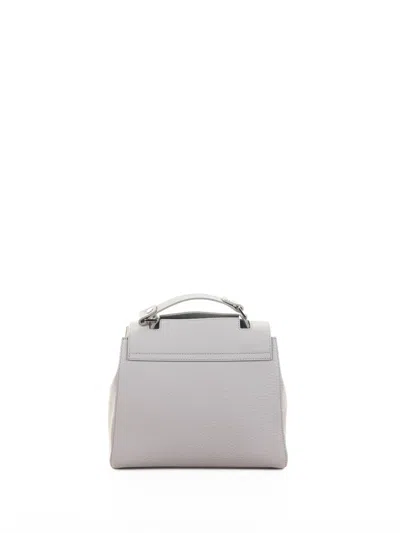 Orciani Sveva Soft S Leather Shoulder Bag With Shoulder Strap Clay
