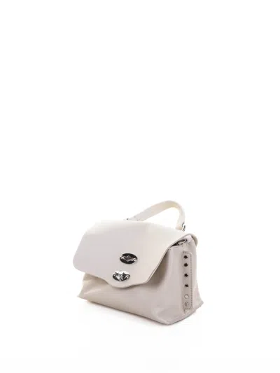 Zanellato Postina Saeta Baby Leather Handbag In Metallic
