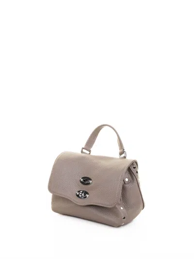 Zanellato Postina Daily Baby Leather Handbag With Shoulder Strap