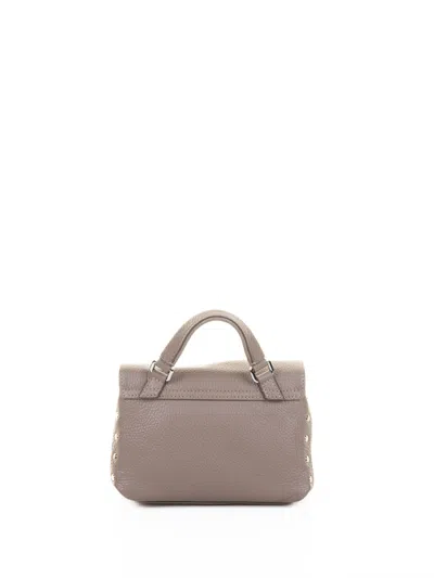 Zanellato Postina Daily Baby Leather Handbag With Shoulder Strap