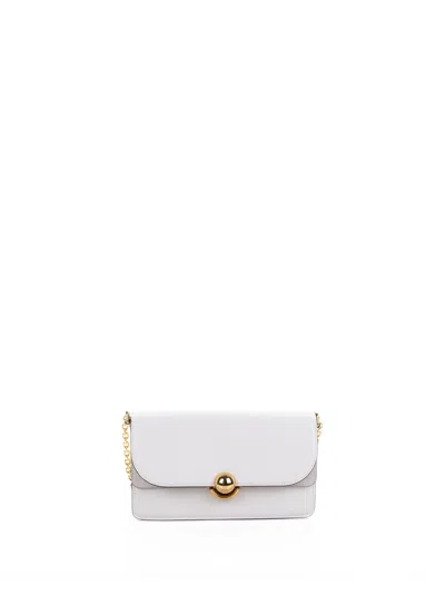 Furla S Shoulder Bag In White Leather