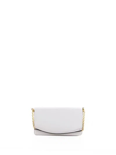 Furla S Shoulder Bag In White Leather