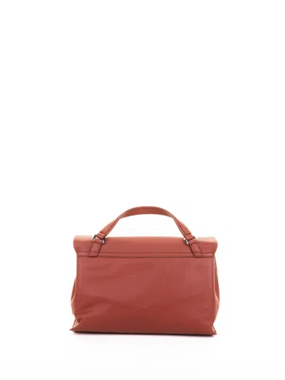 Zanellato Postina Saeta S Leather Handbag With Shoulder Strap
