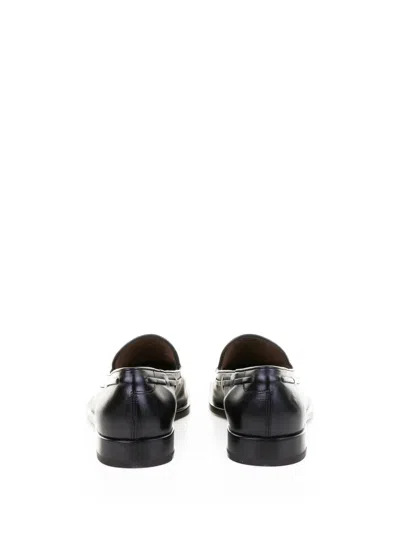 Fratelli Rossetti Black Leather Moccasin With Tassels