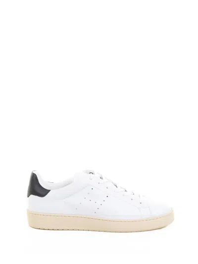Hogan Perforated Leather Sneakers In White