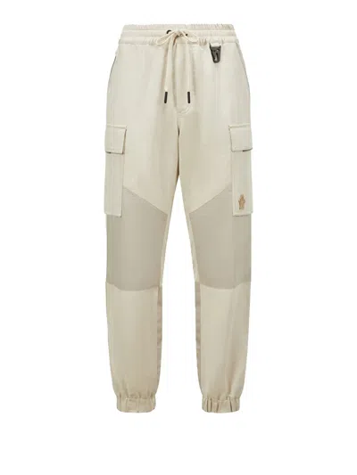 Moncler Elastic Waist Sweatpants In Gray