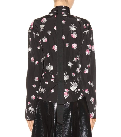 Shop Marc Jacobs Printed Blouse In Black