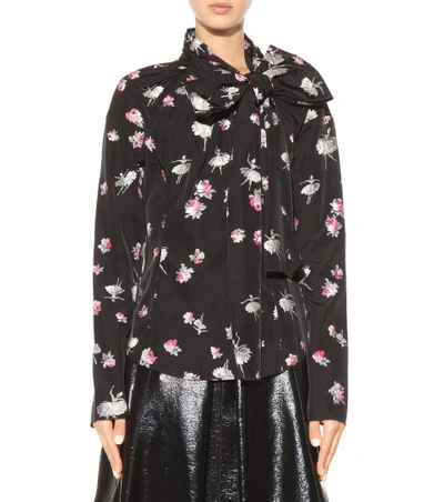 Shop Marc Jacobs Printed Blouse In Black