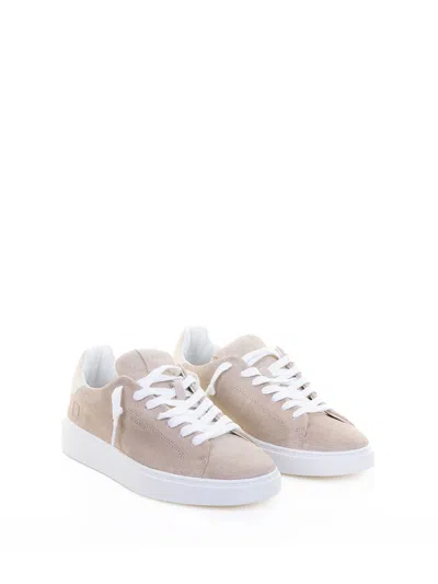 Date D.a.t.e Levante Sneakers In Beige Suede In Neutral