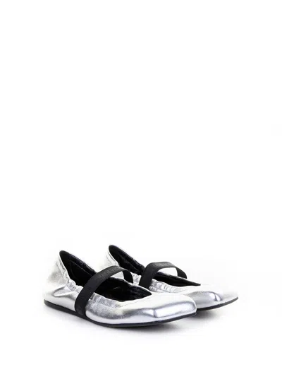 Vic Matie Flat Shoes Silver