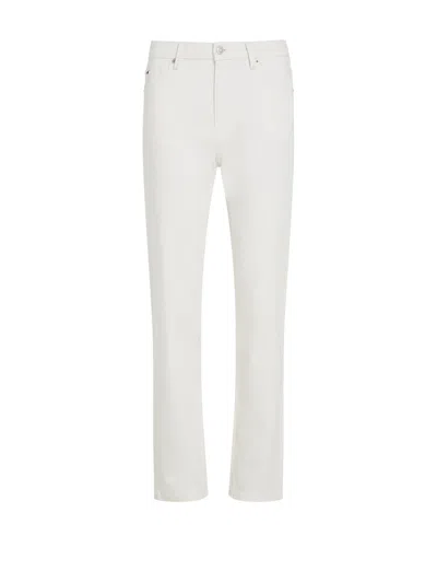 Tommy Hilfiger Eco-friendly Trousers With Recycled Cotton In White