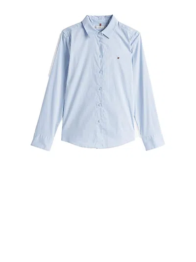 Tommy Hilfiger Regular Fit Poplin Shirt In Blue