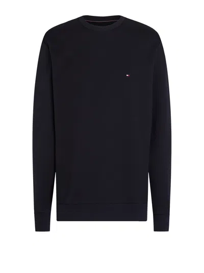 Tommy Hilfiger Regenerative Cotton Cozy Sweater In Black