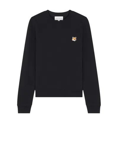 Maison Kitsuné Maison Kitsune Sweaters Black In Black