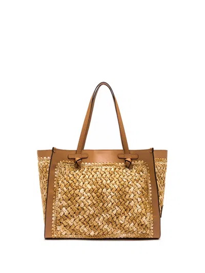 Gianni Chiarini Marcella Refined Leather Handbag With Woven Texture