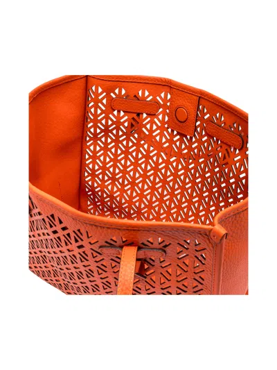Gianni Chiarini Marcella Shopping Bag In Double Bubble Leather In Red