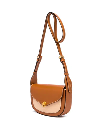Gianni Chiarini Isa Leather Shoulder Bag With Flap