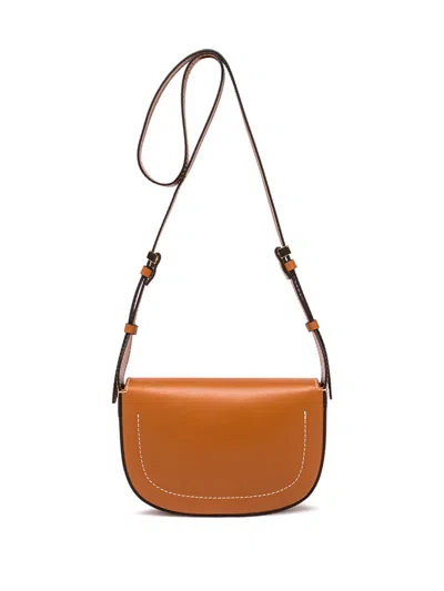 Gianni Chiarini Isa Leather Shoulder Bag With Flap