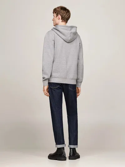 Tommy Hilfiger Fleece Crew Neck Sweatshirt In Gray