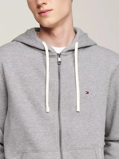 Tommy Hilfiger Fleece Crew Neck Sweatshirt In Gray