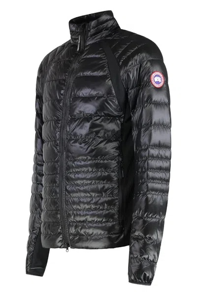 Canada Goose Hybrid Full Zip Down Jacket In Black