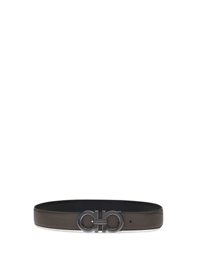 Ferragamo Men Reversible Gancini Belt