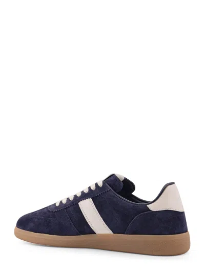 Tom Ford Low-top Suede Sneakers In Blue