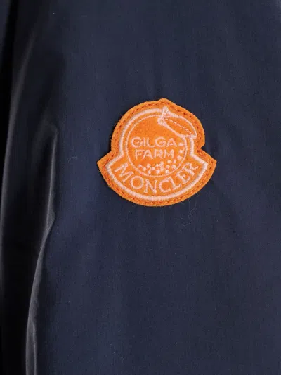 Moncler Genius The Moncler X Gilga Farm By Donald Glover Caracara Short Down Jacket In Blue