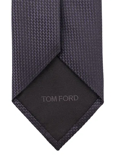Tom Ford Silk Tie In Blue
