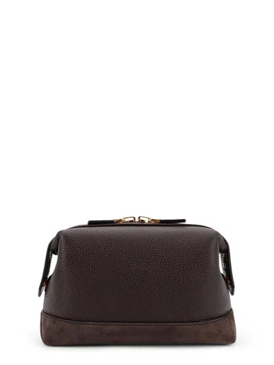 Tom Ford Suede And Leather Clutch