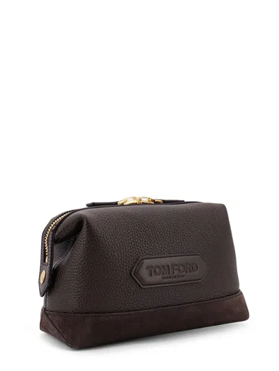 Tom Ford Suede And Leather Clutch