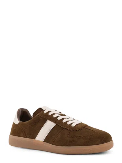 Tom Ford Men Suede Archer Sneakers In Brown