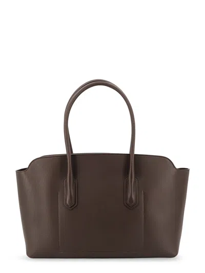 Tom Ford Leather Shoulder Bag With Logo