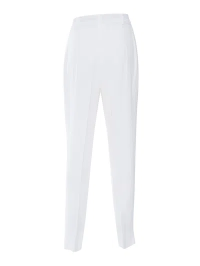 Max Mara Eguale Long Trouser In White