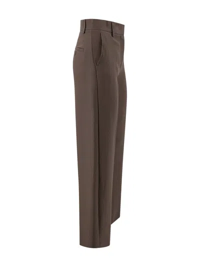 Weekend Max Mara Palazzo Pants In Brown