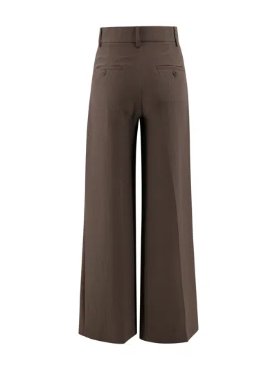 Weekend Max Mara Palazzo Pants In Brown