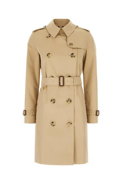 Burberry Women Chelsea Cotton Trench Coat In Brown