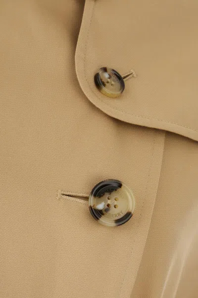 Burberry Women Chelsea Cotton Trench Coat In Brown