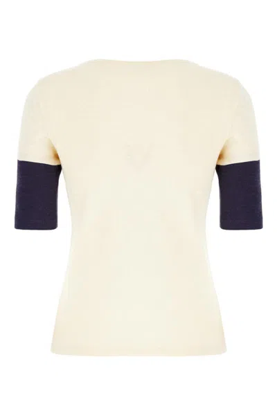 Chloé Logo Embroidered Heavy Cotton Wool T-shirt