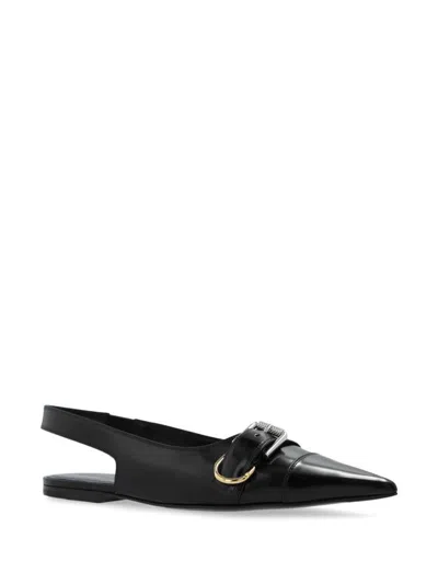 Givenchy Voyou Slingback Ballerina Flat With Pointed Toe In Black