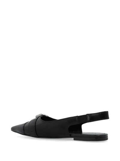 Givenchy Voyou Slingback Ballerina Flat With Pointed Toe In Black