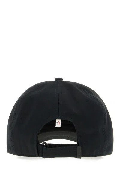 Moncler Grenoble Gabardine Baseball Cap In Black