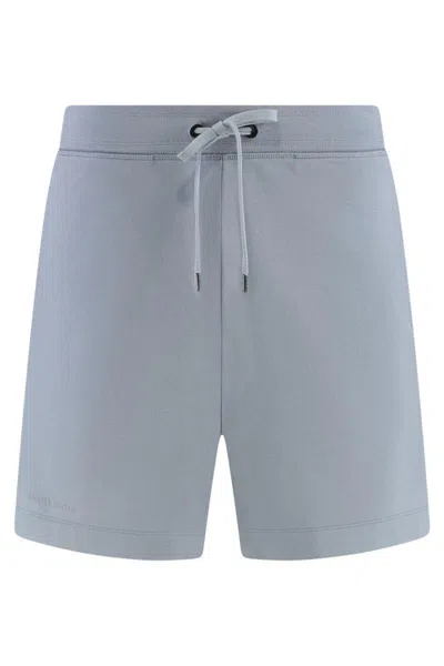 Canada Goose Drawstring Waist Cotton Bermuda Shorts In Gray