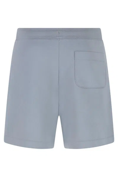 Canada Goose Drawstring Waist Cotton Bermuda Shorts In Gray