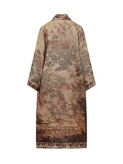 Pierre-louis Mascia Kimono Pax In Brown