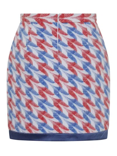 Casablanca Mini Skirt In Blue