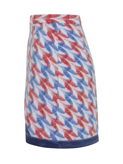 Casablanca Mini Skirt In Blue