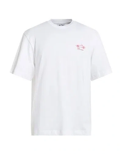 Riocam Man T-shirt White Size Xl Cotton