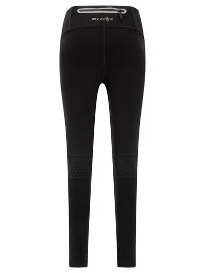 Moncler Grenoble Black Nylon Blend Leggings In Black