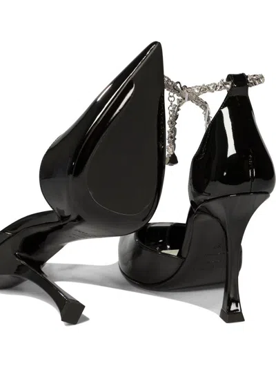 Jimmy Choo Stevie 100 Crystal-embellished Pumps In Patent Leather In Multi